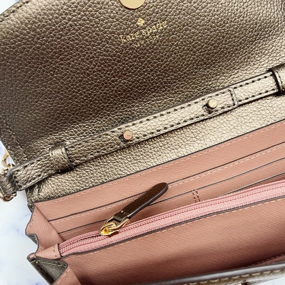 Kate Spade ♠️ Convertible Chain Wallet/Crossbody - Picture 3 of 5